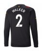Manchester City Kyle Walker #2 Auswärtstrikot 2022-23 Langarm